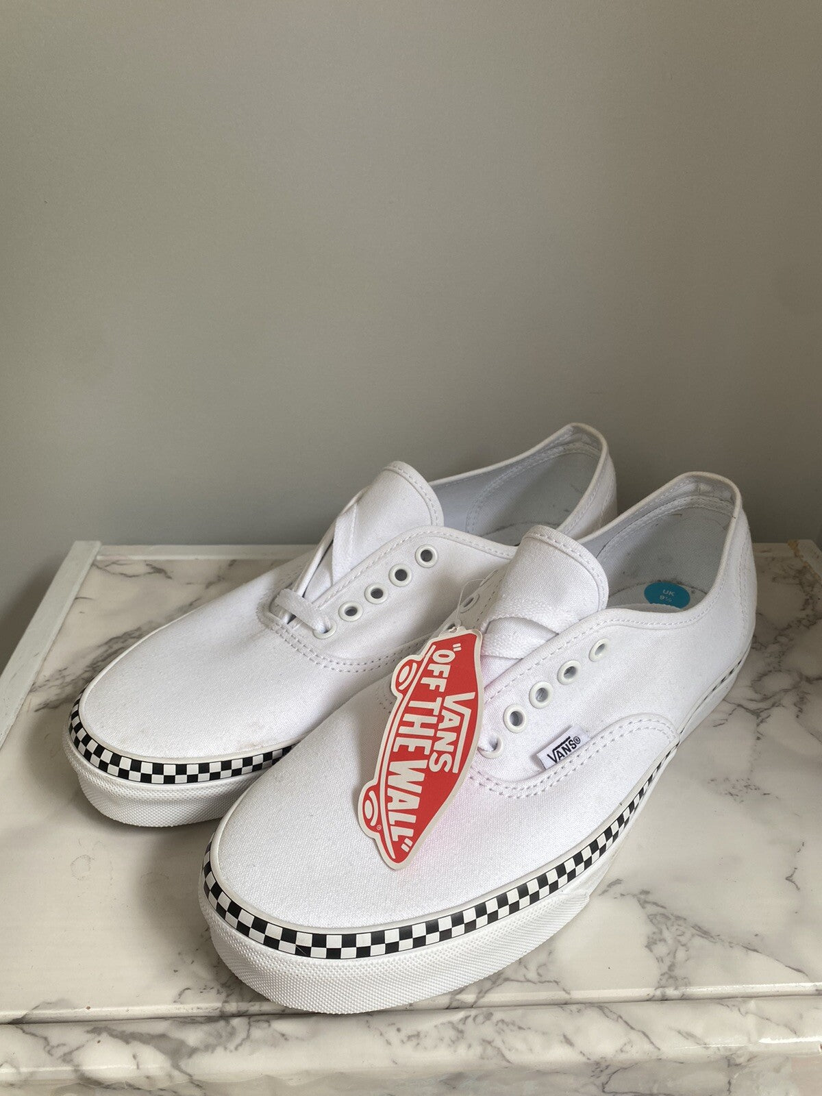 Authentic Rare New Vans Size 9.5 Trainers Sneakers Checkerboard Men’s Skateboard