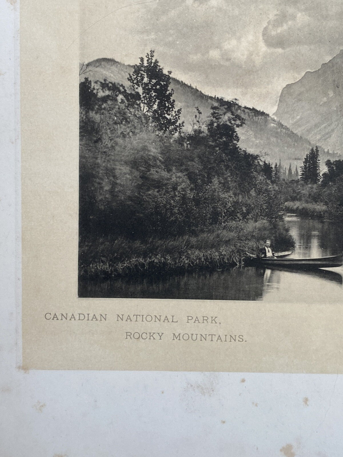Antique Glimpses Along Canadian Pacific Railway Mountain Banff Railwayana Skiing