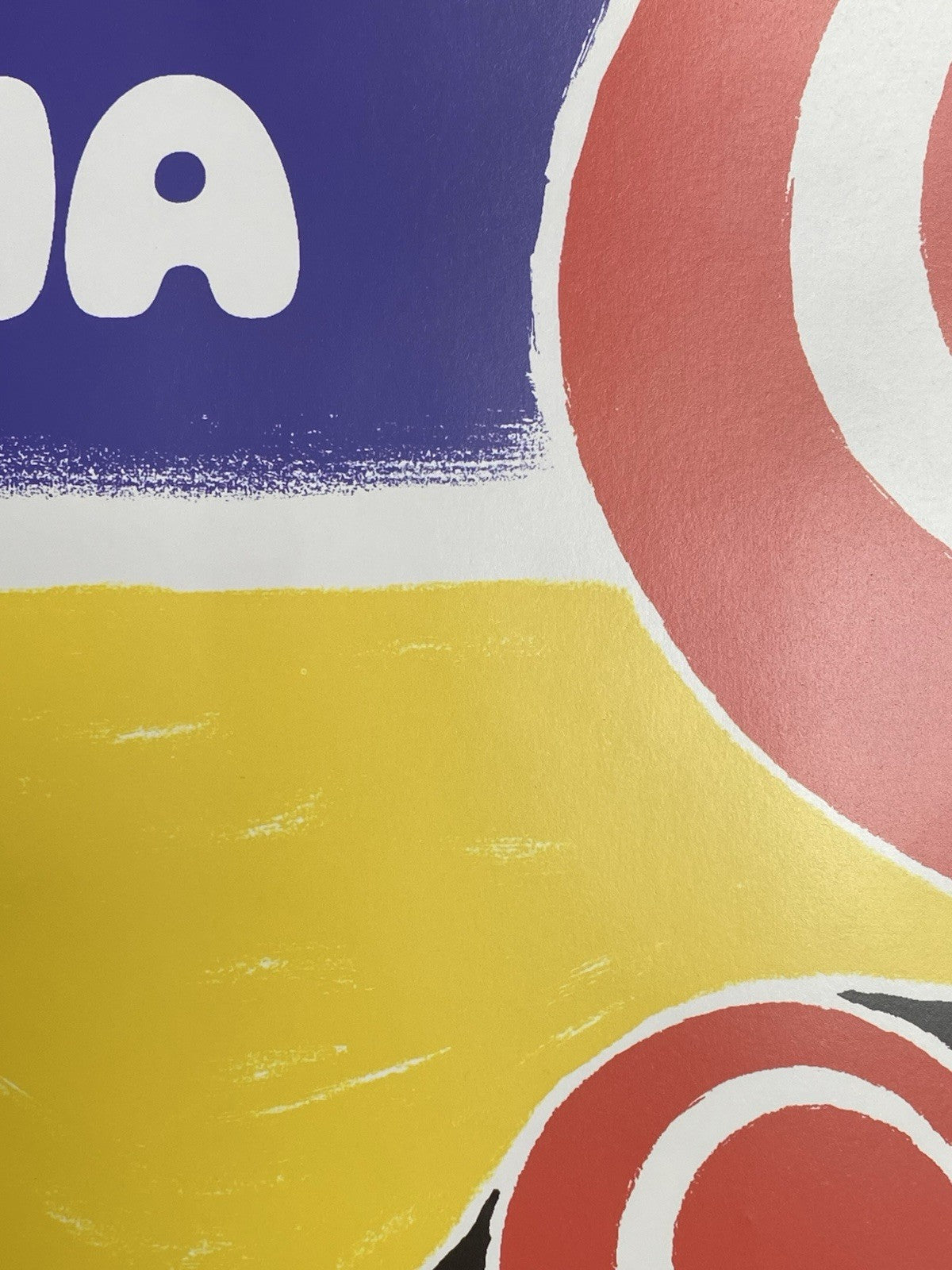 Original Vintage Orangina Drink Villemot French Advertising Affiche Plakat Beach