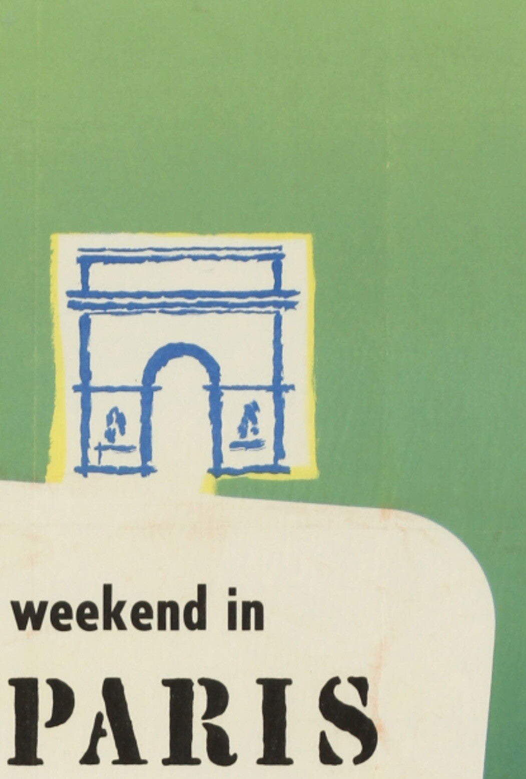 Original Vintage 1957 Travel Advertising Tourism Poster Paris Cote D’Azur France