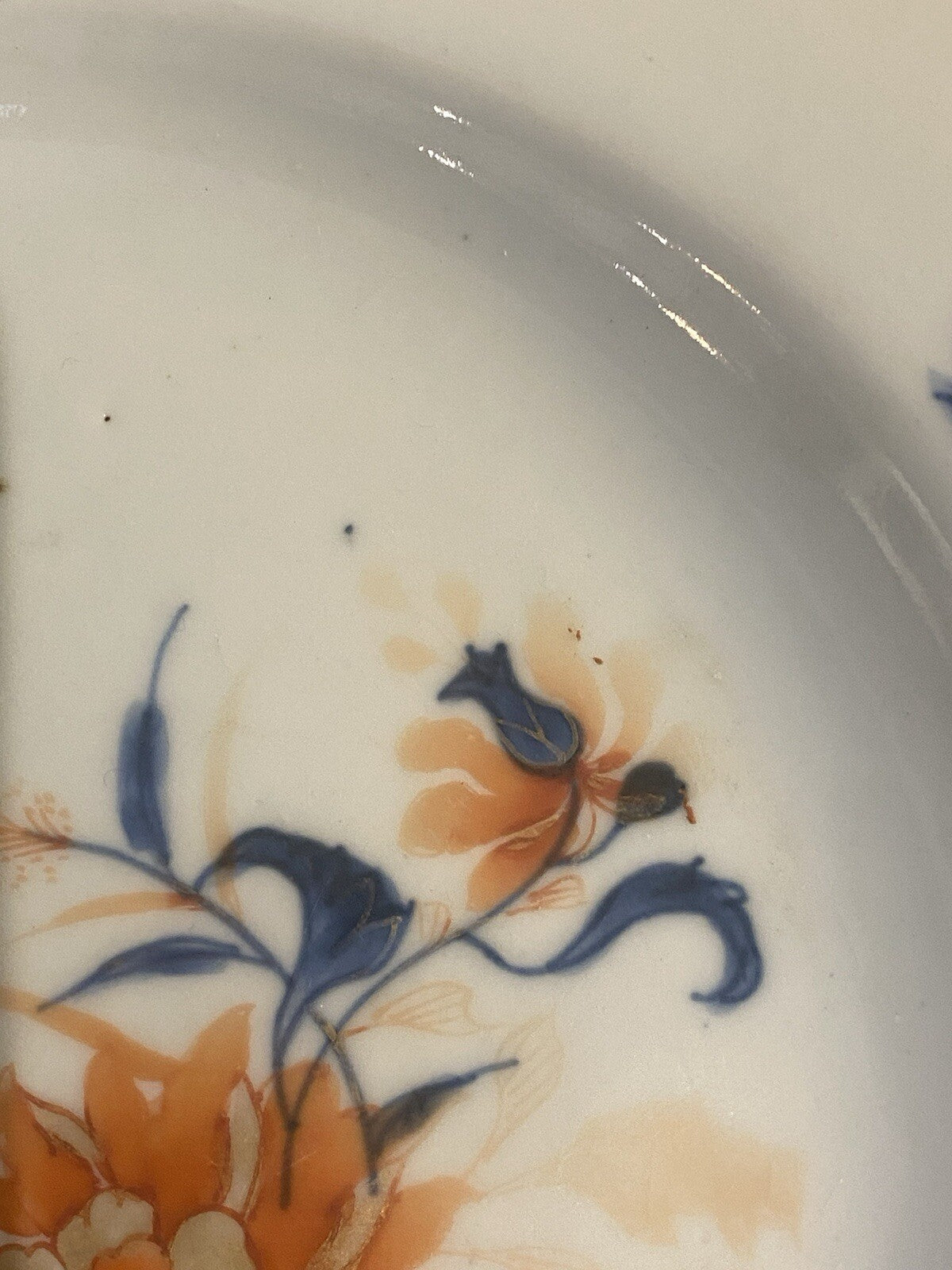 Chinese 18th Century Imari Qianlong Qing Plate Porcelain Asian Oriental Antique