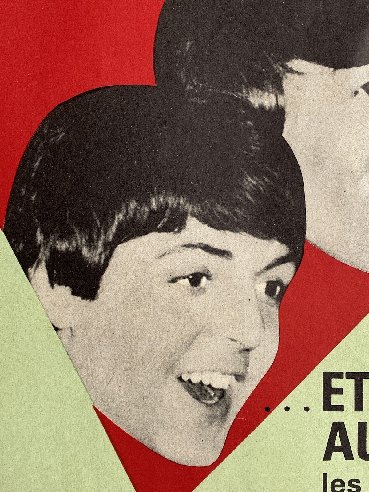 Rare Original Vintage A Hard Days Night Beatles French Film Movie Poster Affiche