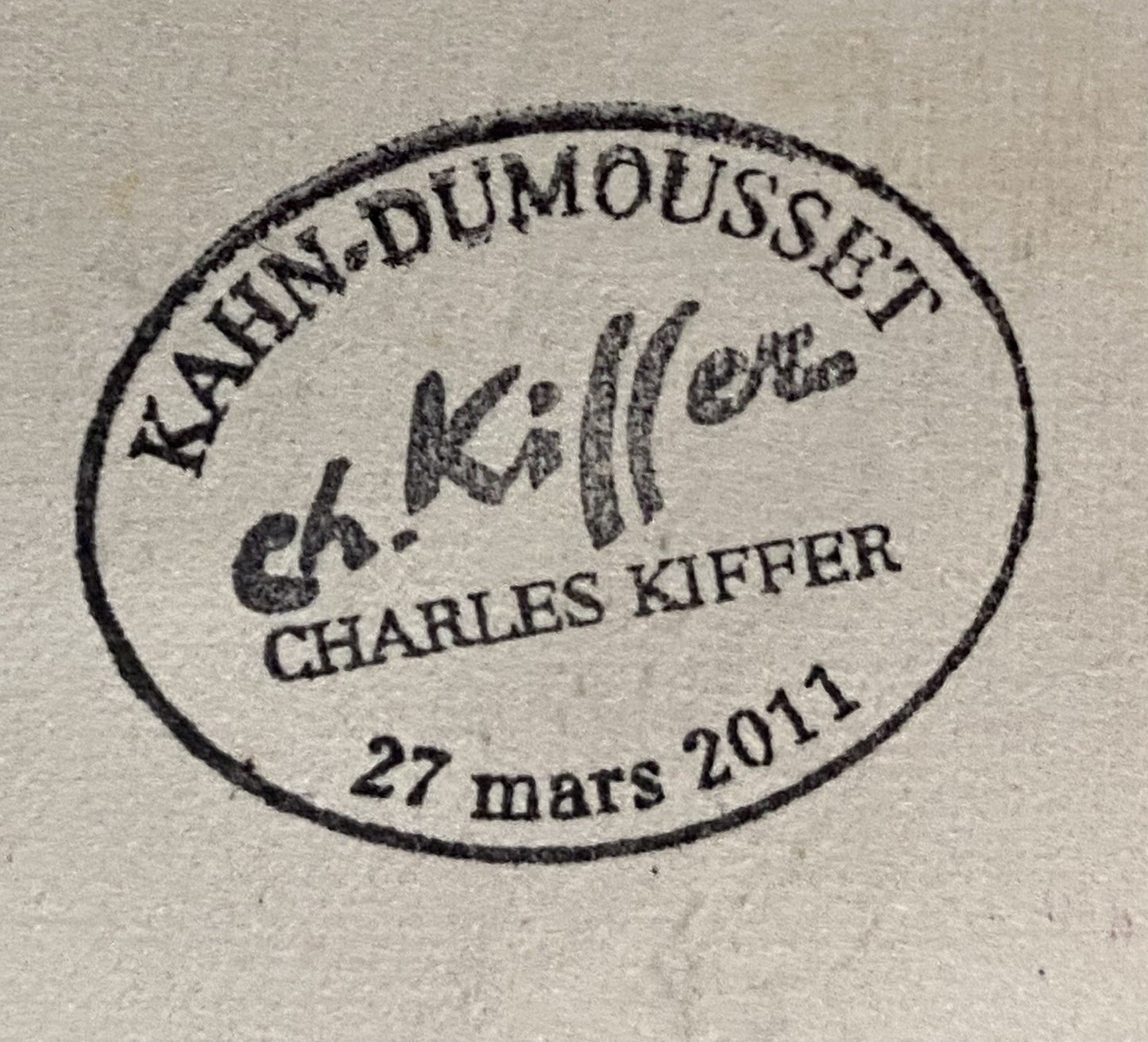 Original Charles Kiffer Painting Gouache Watercolour Poster French Advertising