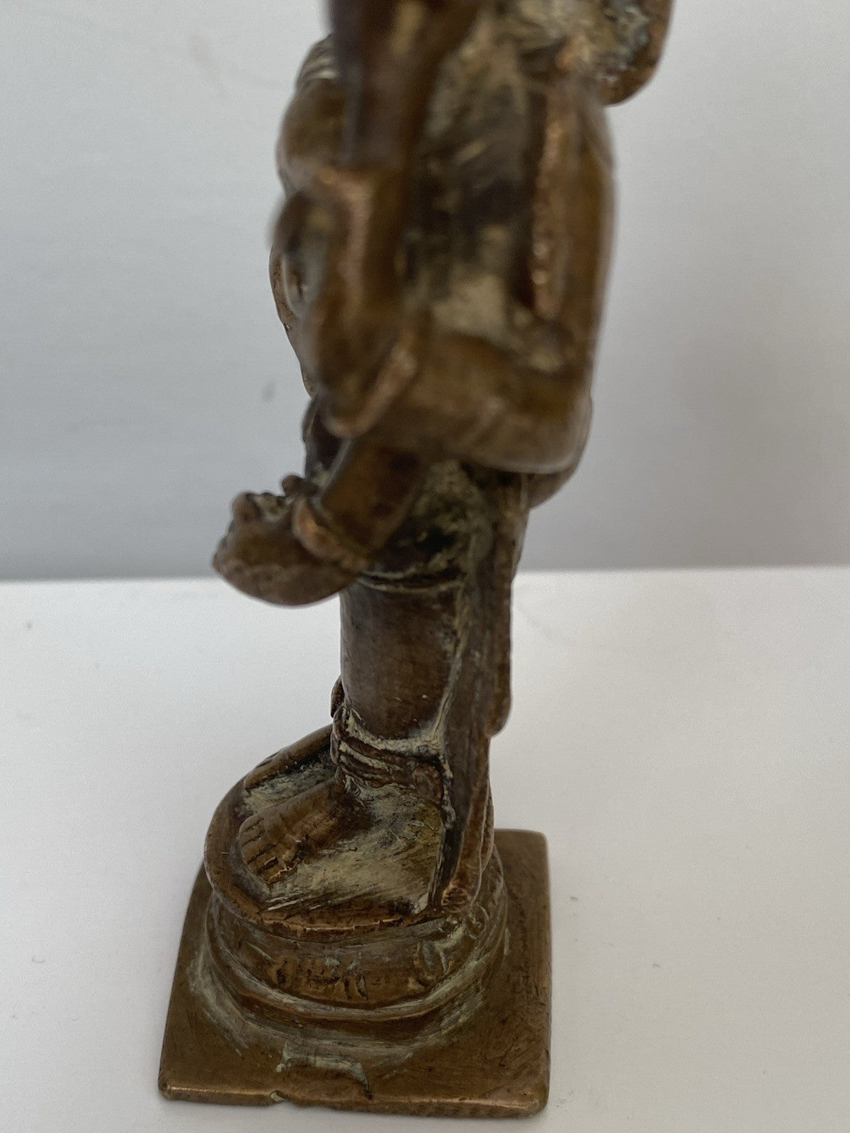 Antique Bronze Statue Vishnu Figure Sculpture 18th/ 19th Century Indian Hindu