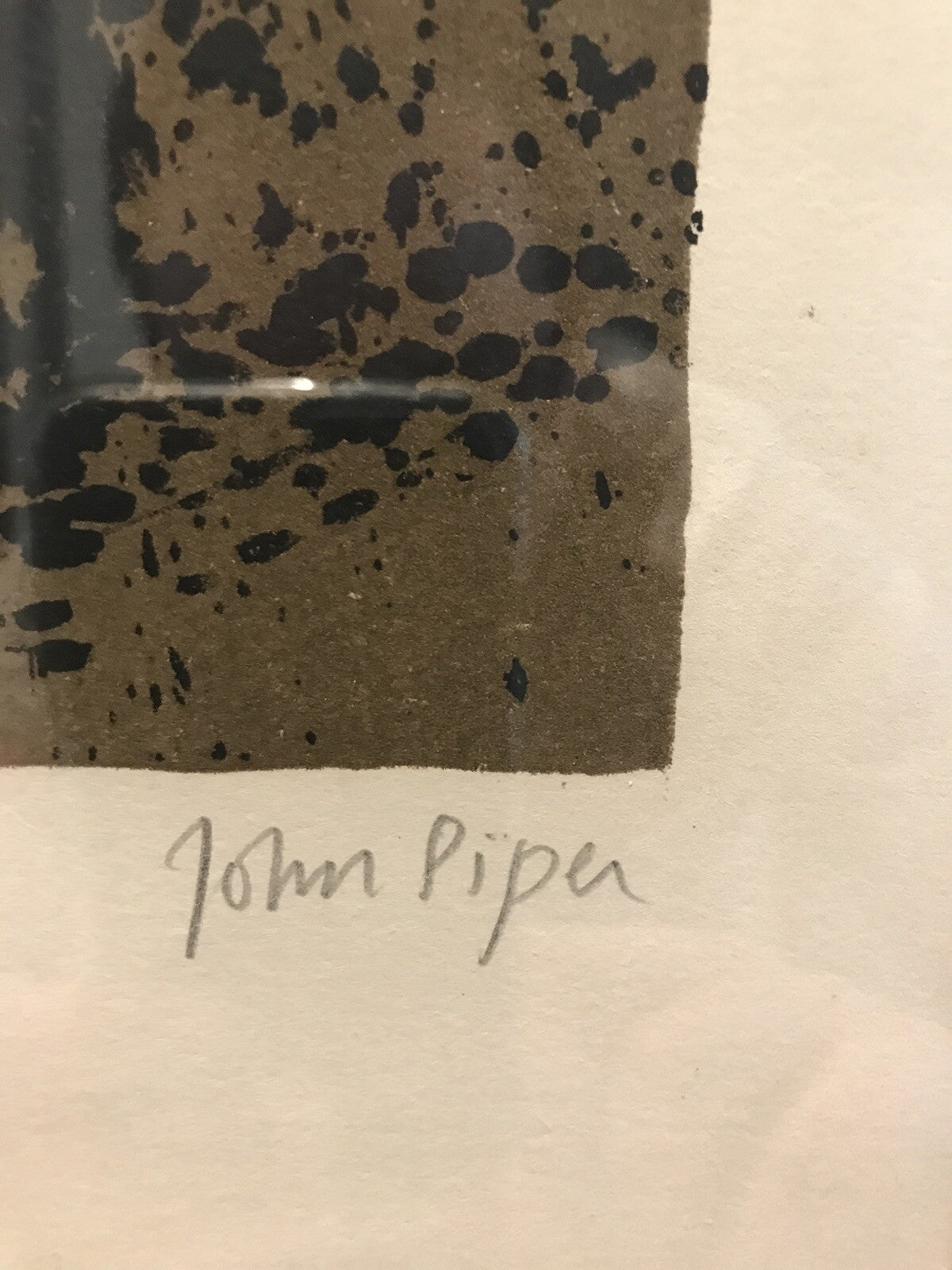John Piper Original Lithograph Anglesey Beach 1963 Limited Edition Screen Print