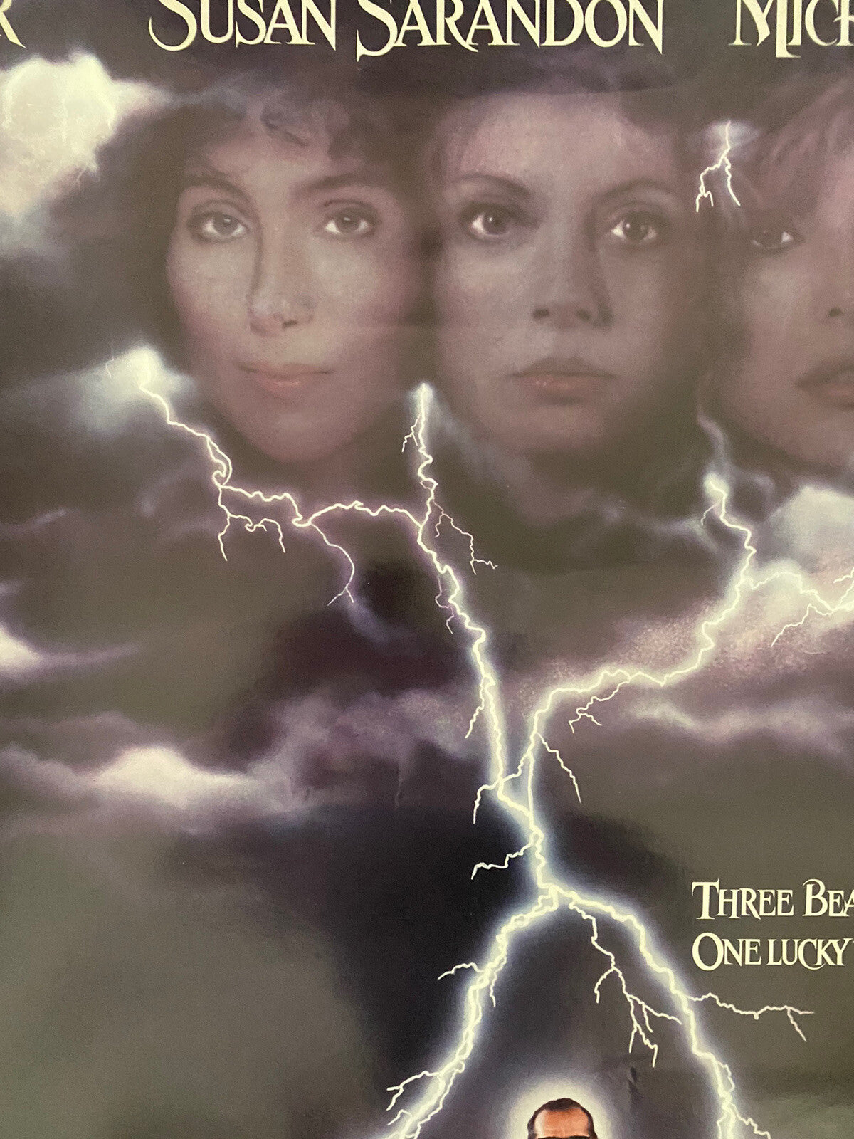Original The Witches of Eastwick (1987) One Sheet Poster Cher Jack Nicolson