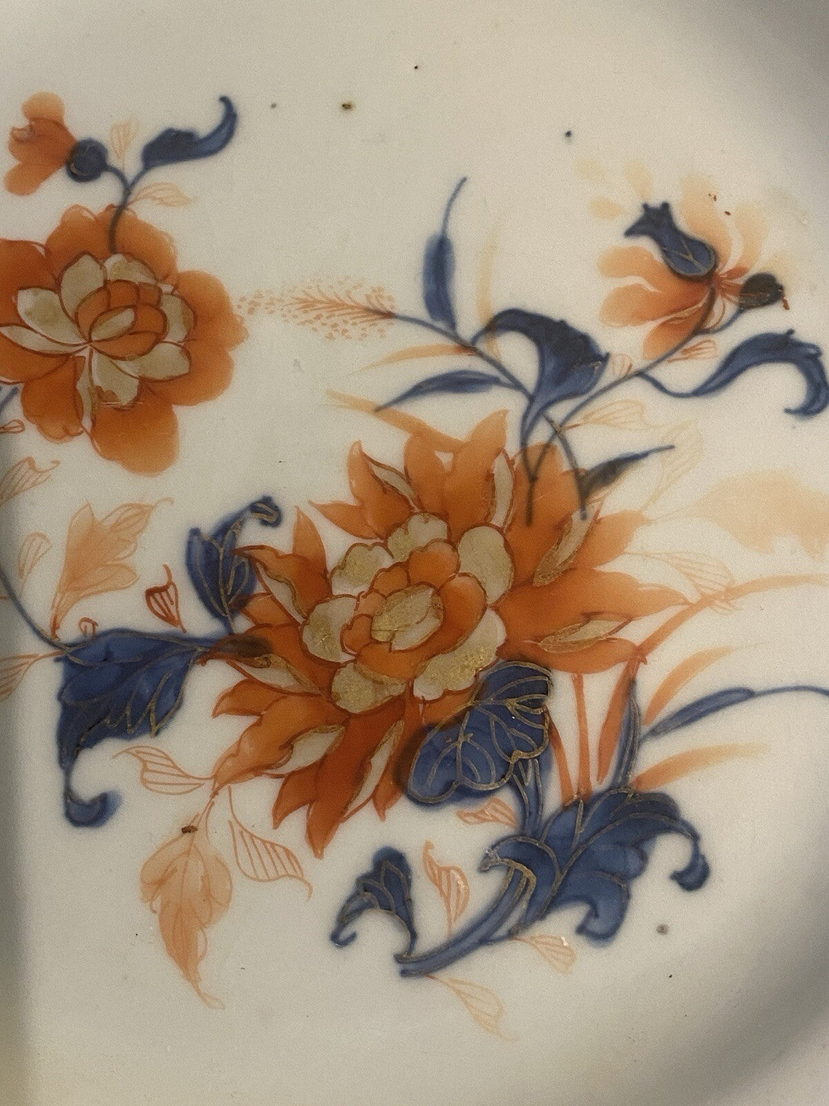 Chinese 18th Century Imari Qianlong Qing Plate Porcelain Asian Oriental Antique