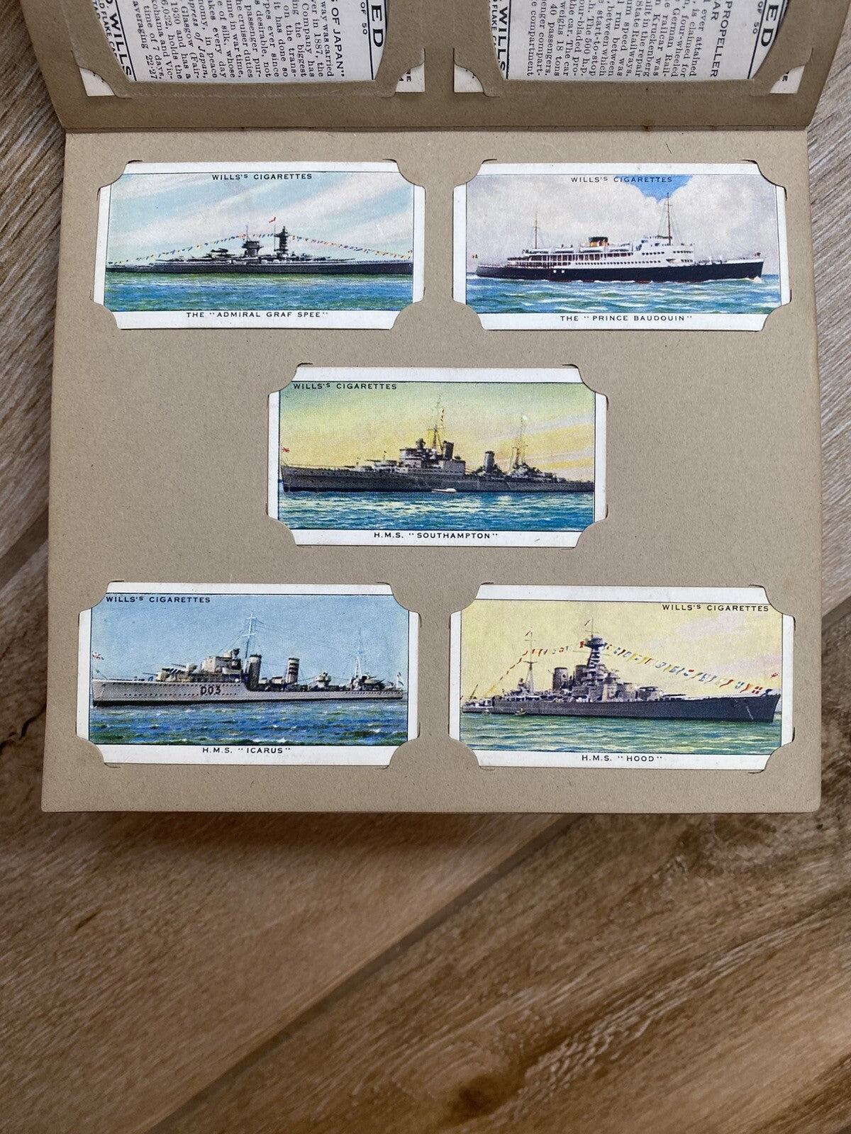 Cigarette 50 Card Set Wills’s Wills SPEED Car Boat Plane Record 1938 Complete