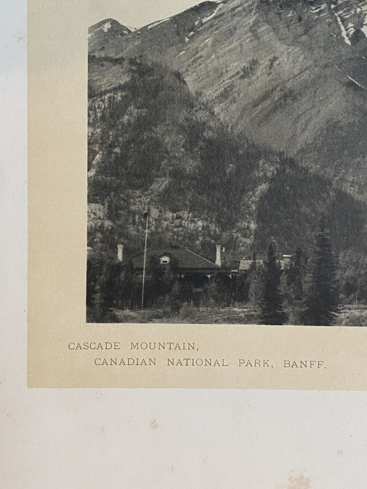 Antique Glimpses Along Canadian Pacific Railway Mountain Banff Railwayana Skiing