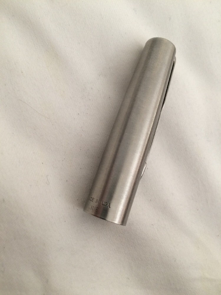 Vintage Parker Frontier Ball Point Pen Silver Chrome