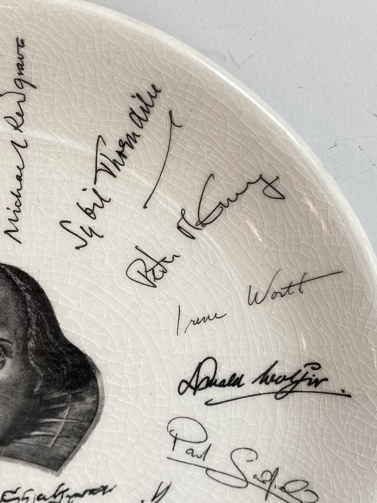 Vintage Shakespeare Exhibition Plate 1964 Holkham-Lidor W H Smith Playwright
