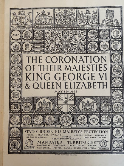 1937 King George VI Queen Elizabeth Mother Coronation Souvenir Royal Programme