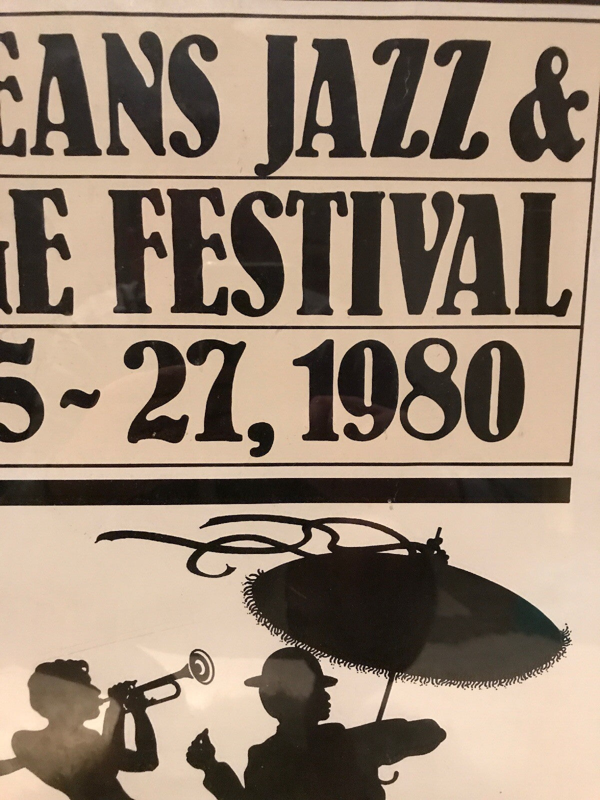 Original Vintage New Orleans Jazz & Heritage Festival 1980 Schlitz Brewiana USA
