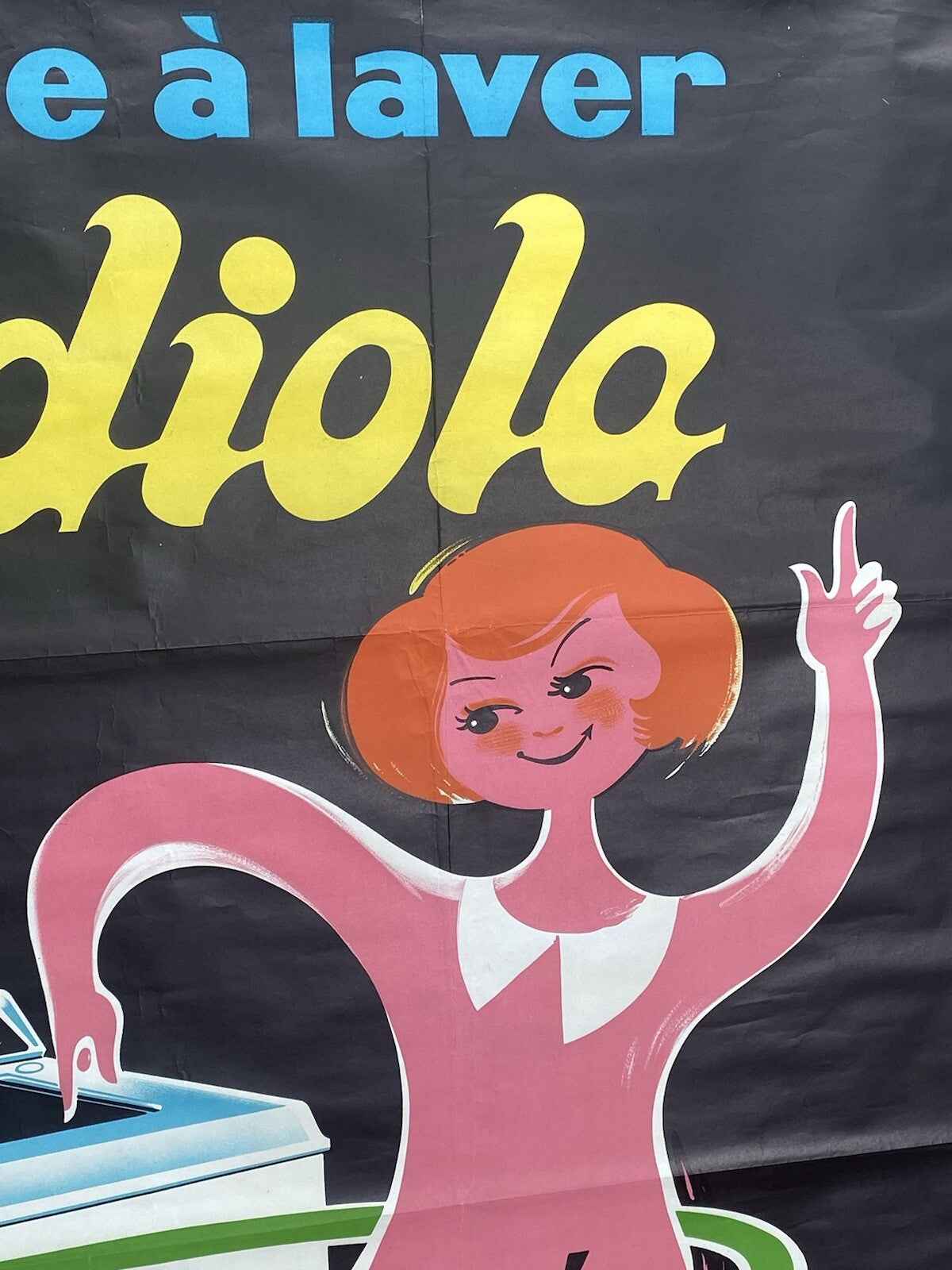Orig Vintage Radiola French MidCentury Rene Ravo Advertising Affiche Plakat