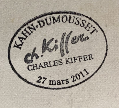 Original Charles Kiffer Painting Gouache Watercolour Poster French Advertising