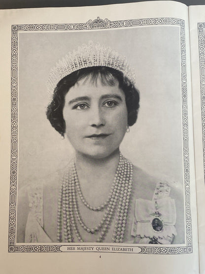 1937 King George VI Queen Elizabeth Mother Coronation Souvenir Royal Programme