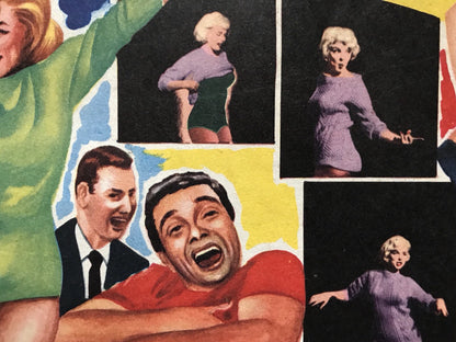 Original Vintage Lets Make Love Poster Marilyn Monroe Yves Montand
