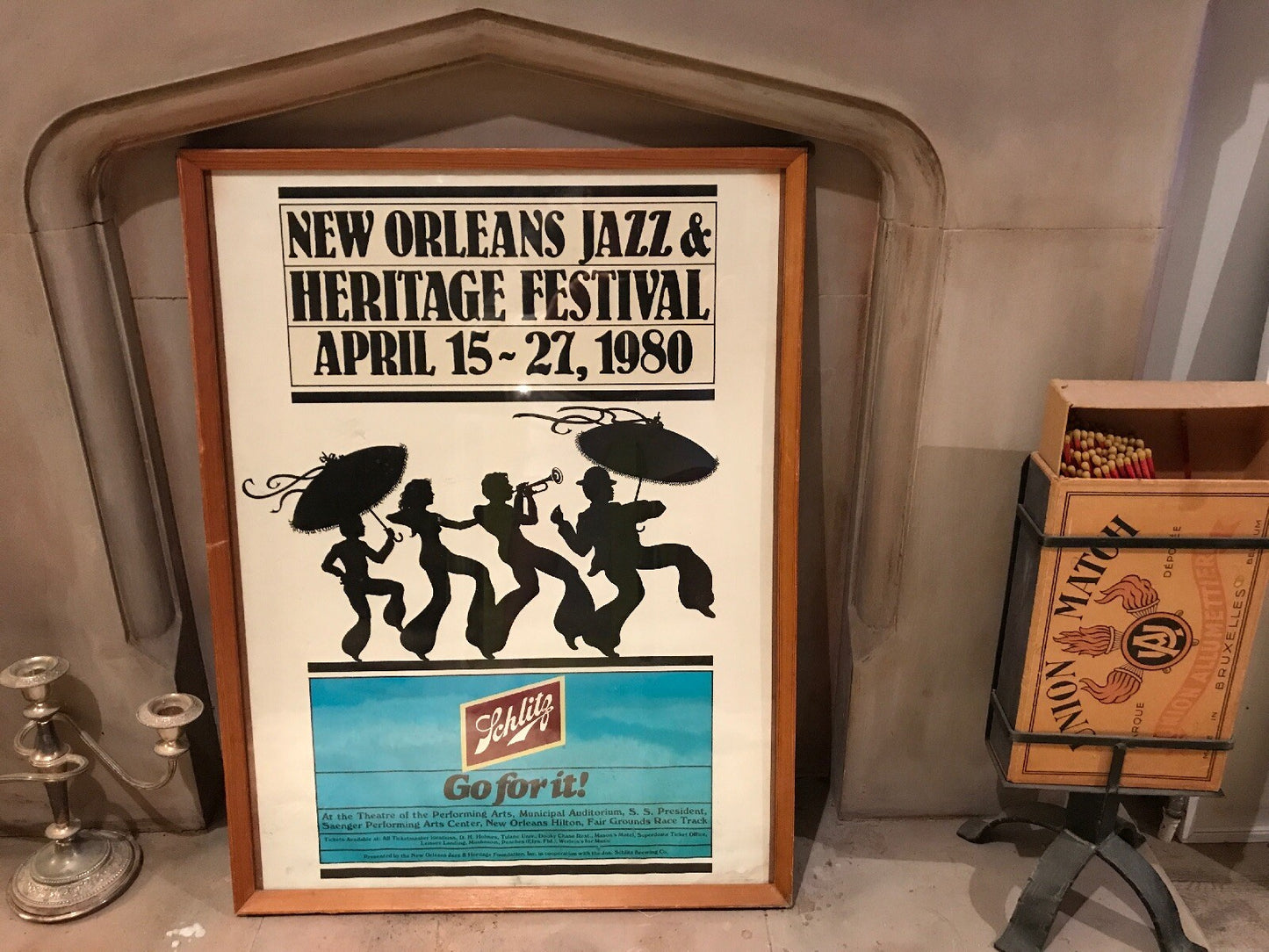 Original Vintage New Orleans Jazz & Heritage Festival 1980 Schlitz Brewiana USA