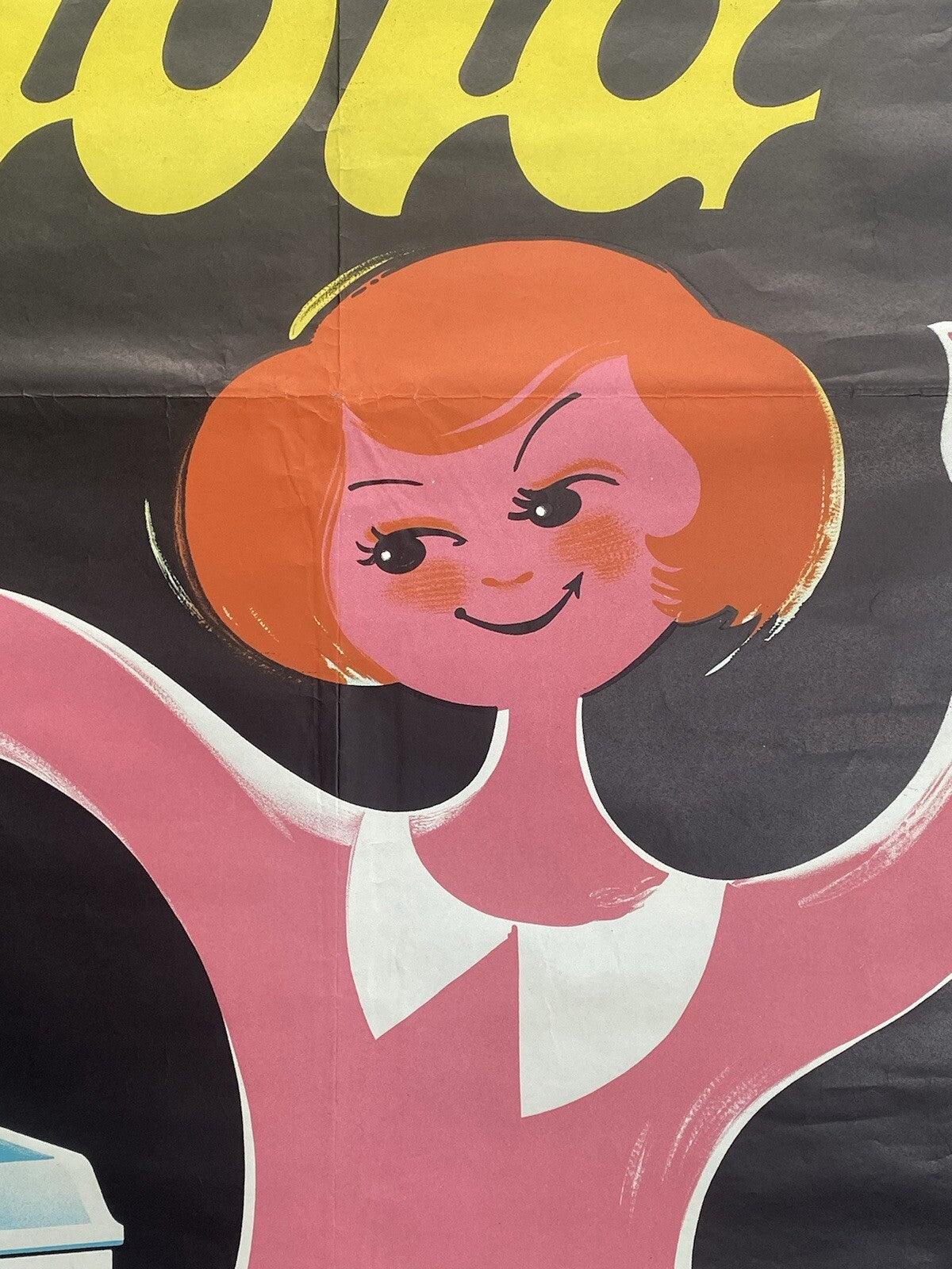 Orig Vintage Radiola French MidCentury Rene Ravo Advertising Affiche Plakat