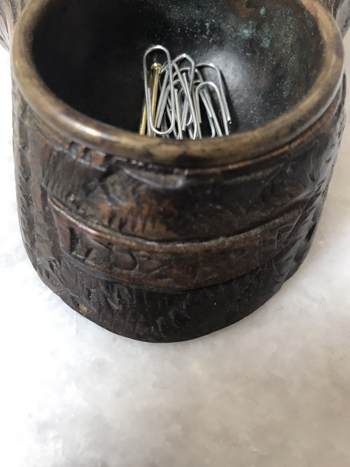 Antique Lucerne Lion 19th Century Black Forest  Box Swiss Stamp Box Desk Tidy