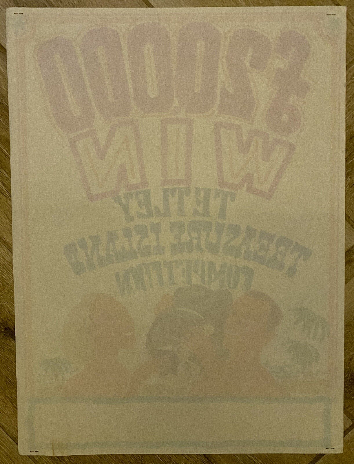 Original Vintage Hand Painted Advertising Poster Design Tetley Tea W Owen Ward