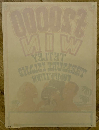 Original Vintage Hand Painted Advertising Poster Design Tetley Tea W Owen Ward