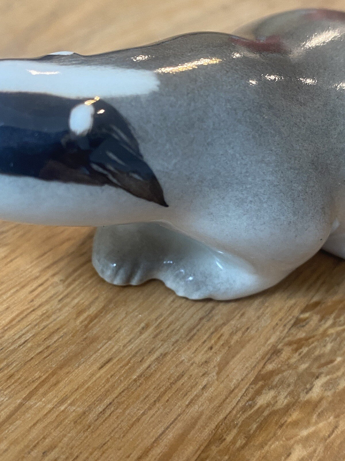 Vintage USSR Lomonosov Badger Ceramic Russian Animal Porcelain Collectables