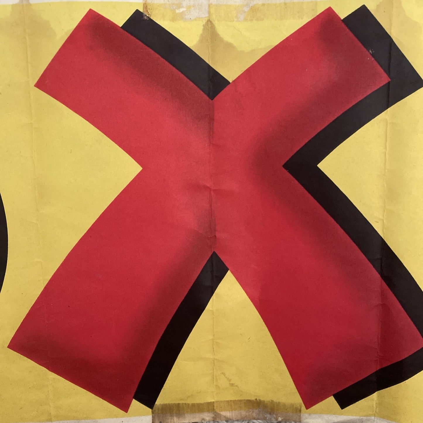 Original Rare Antique Vtg OXO Cube Advertising Poster Art Deco Sign Cookery Retr