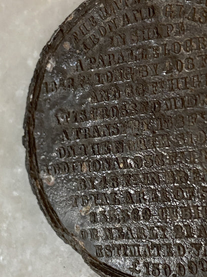Antique 1851 Great Exhibition Queen Victoria Albert Medal Coin Crystal Palace