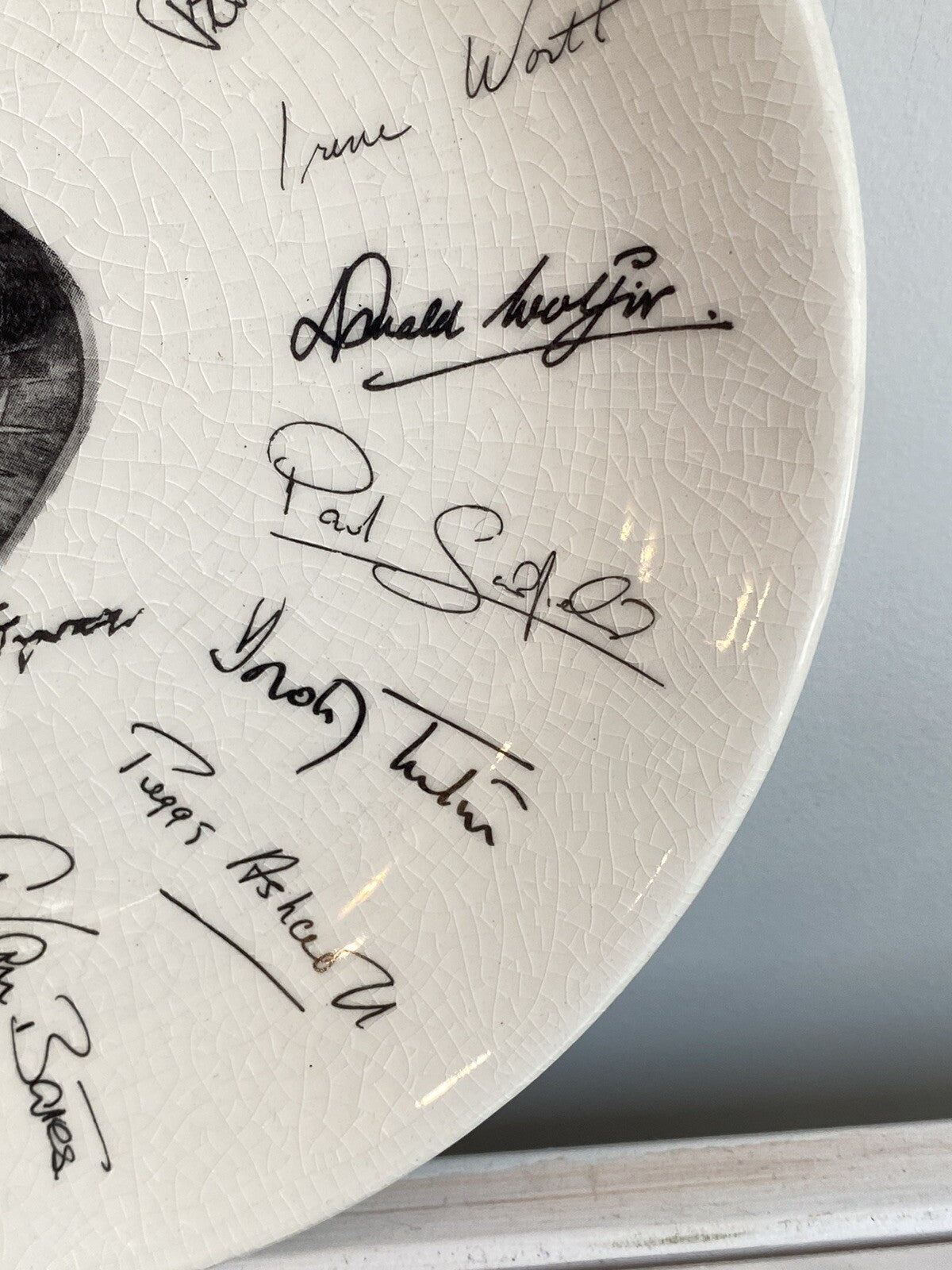 Vintage Shakespeare Exhibition Plate 1964 Holkham-Lidor W H Smith Playwright