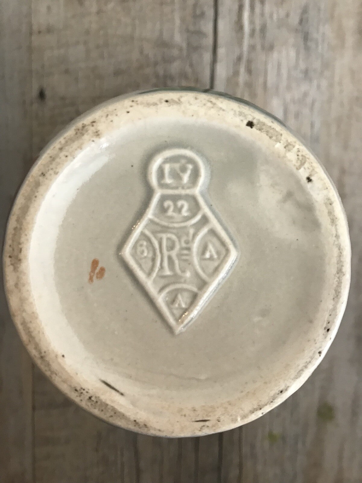 Vintage 19th Century Victorian Floral Small Pot With Lid