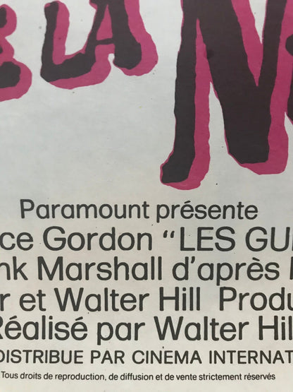 Orig Vintage Film Movie Poster Les Guerriers de la Nuit The Warriors Cult