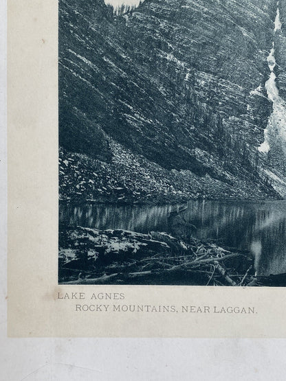 Antique Glimpses Along Canadian Pacific Railway Mountain Banff Railwayana Skiing