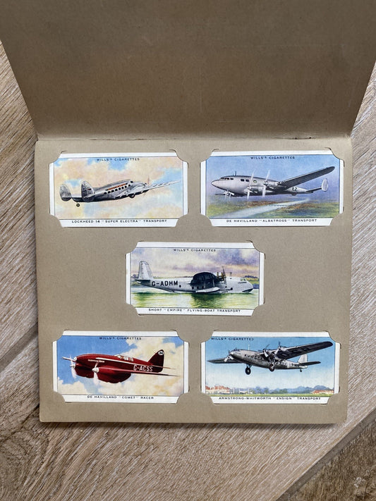 Cigarette 50 Card Set Wills’s Wills SPEED Car Boat Plane Record 1938 Complete