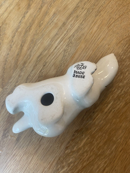 Vintage USSR Lomonosov Badger Ceramic Russian Animal Porcelain Collectables