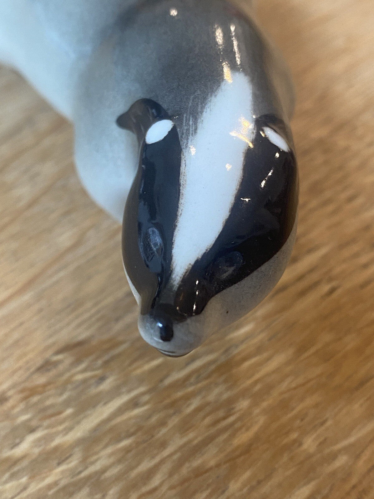 Vintage USSR Lomonosov Badger Ceramic Russian Animal Porcelain Collectables