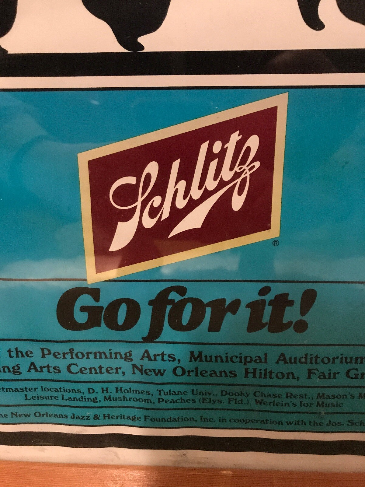 Original Vintage New Orleans Jazz & Heritage Festival 1980 Schlitz Brewiana USA