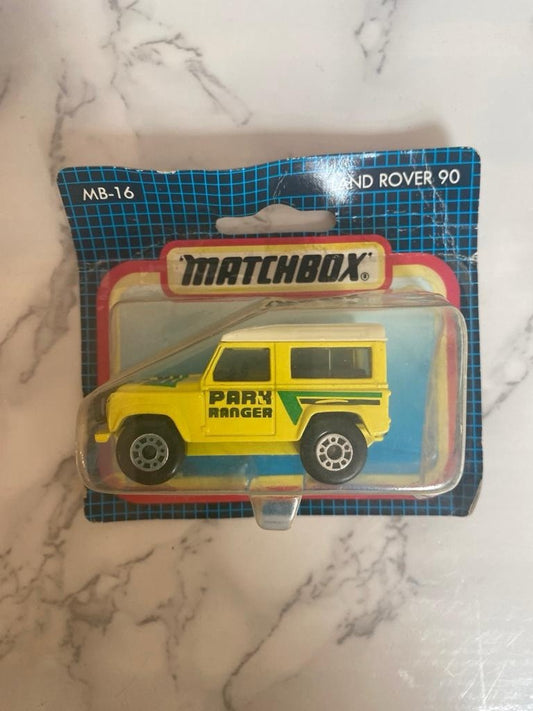 Vintage Matchbox MB-16 Land Rover 90 Sealed Boxed Unopened Car Toy Motorcity MC