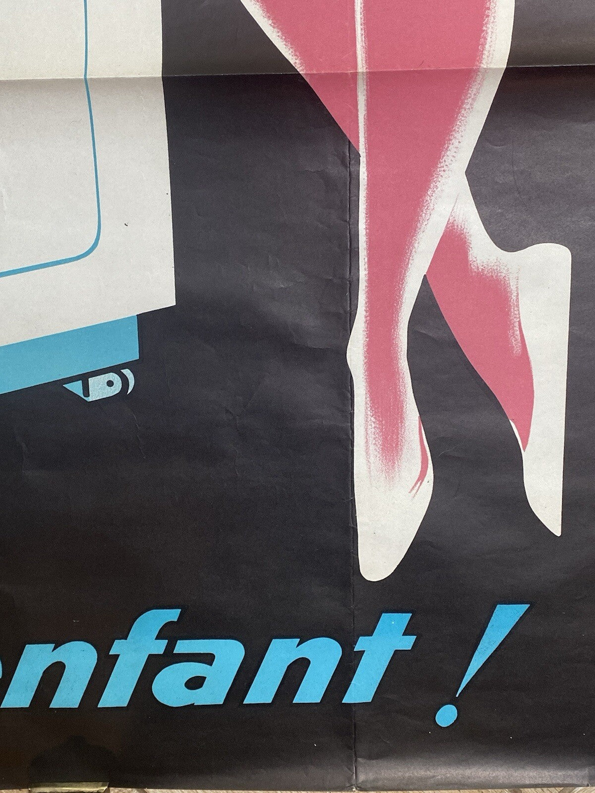 Orig Vintage Radiola French MidCentury Rene Ravo Advertising Affiche Plakat