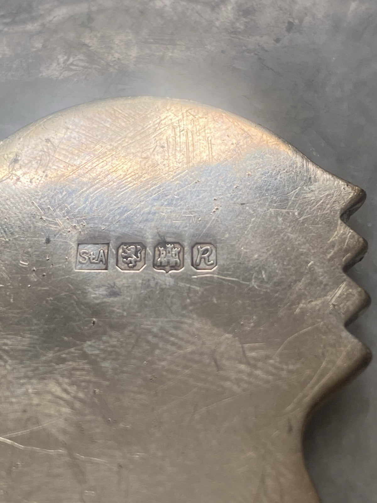 Solid Silver St Andrews Golf Scottish Enamel Pitch Mark Repair Course Hallmarks