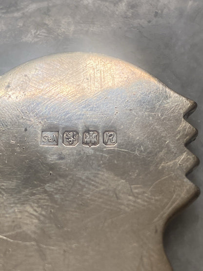 Solid Silver St Andrews Golf Scottish Enamel Pitch Mark Repair Course Hallmarks